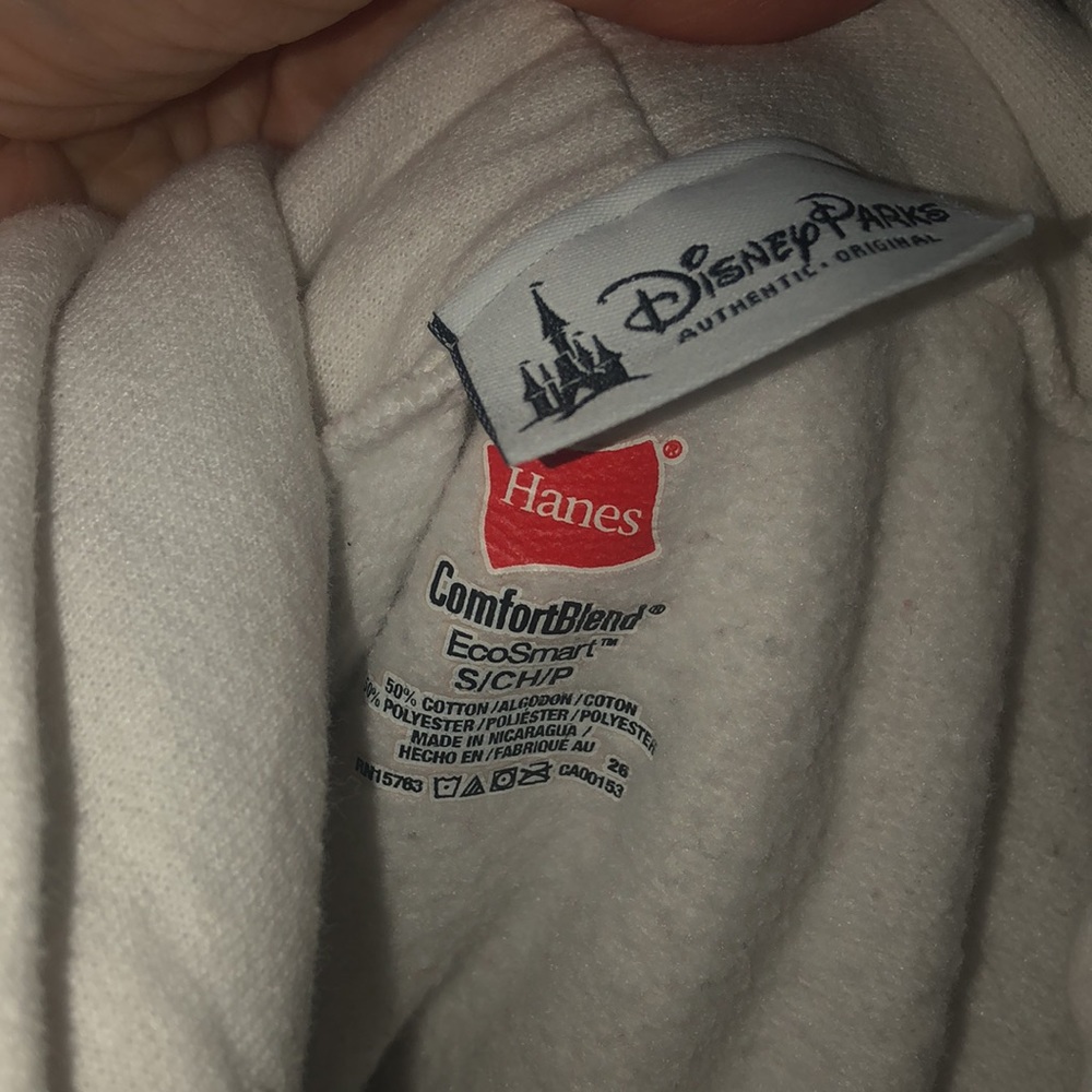 Disney Parks Mickey Mouse White Hoodie - small size - Picture 5 of 7